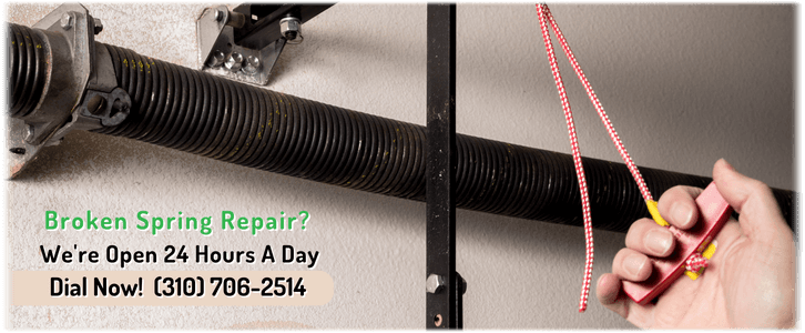 Broken Garage Door Spring Repair Inglewood CA